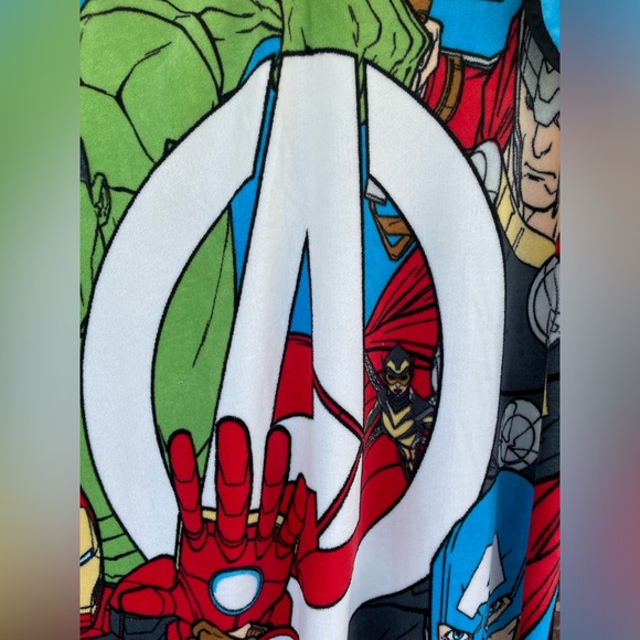 Kid’s The Avengers Marvel Fleece Throw Blanket 45”x60” - Picture 9 of 13